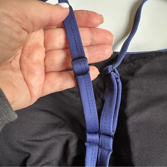 Baleaf Women’s Athletic Training Adjustable Straps One Piece Blue Swimsuit Small - Picture 3 of 10